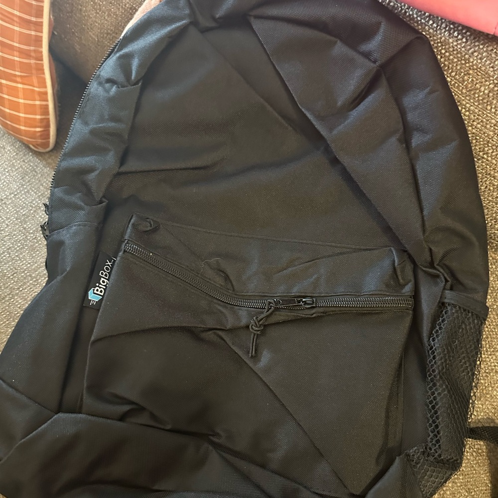 Black backpack